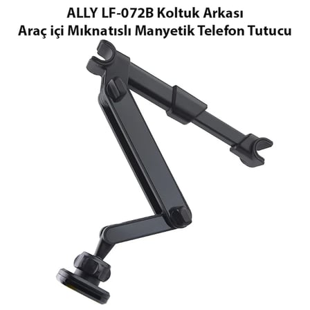 ALLY LF-072B Koltuk Arkası Araç içi Mıknatıslı Manyetik Telefon Tutucu-1852
