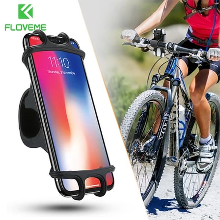 Floveme Universal Si̇Likon Bisiklet Motosiklet Telefon Tutucu 1852