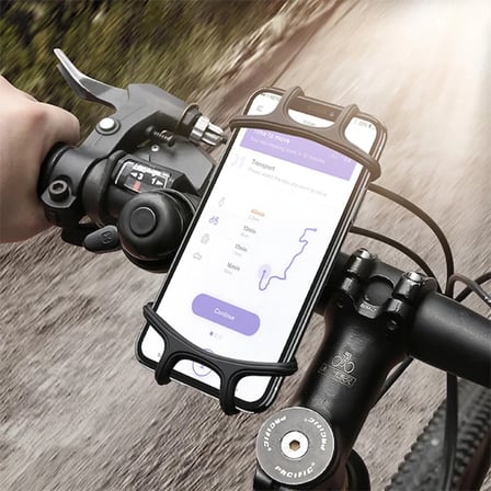 Floveme Universal Si̇Likon Bisiklet Motosiklet Telefon Tutucu 1852