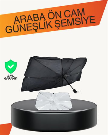 Kalın Kumaşlı Ön Cam Güneşliği – Solmaz Deforme Olmaz Uzun Ömürlü