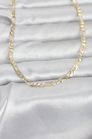 CM 14K Gold Renk Kuşgözü Zincir Model 60 cm Kadın Kolye -1492