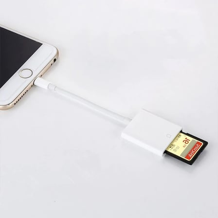 İPhone/İPad Lightning To SD Kart Hafıza Kart Adaptörü NK105-1852