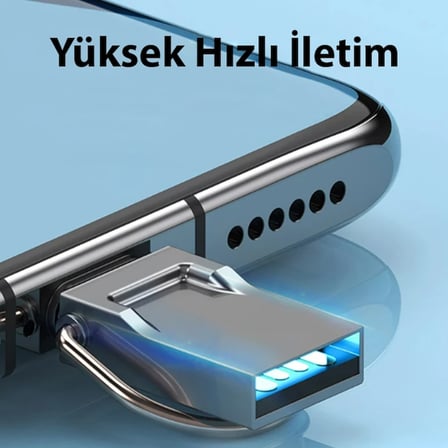 ALLY 64GB Type-c Usb Otg Flash Bellek - USB 2.0 100MB/S Flash Disk-1852