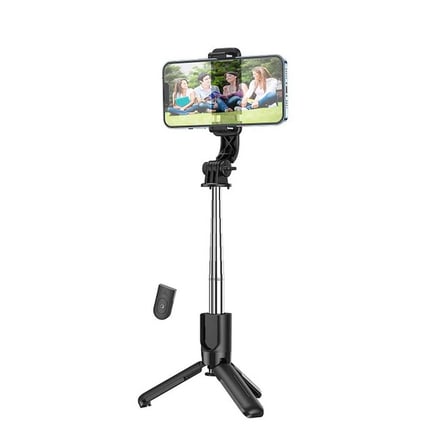 HOCO K17 Bluetooth Uzaktan Kontrol Selfie Çubuğu Tripod Mini Canlı Yayın Standı-1852