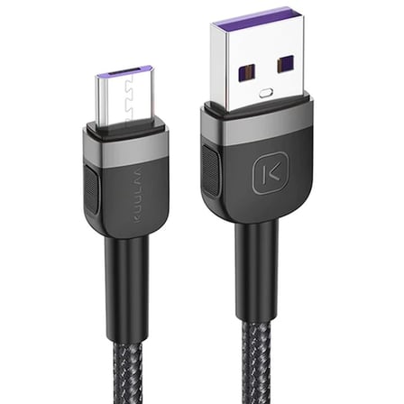 KUULAA Mikro Usb 3A Hızlı Şarj 0.50CM kısa Android Usb Şarj Kablosu-1852