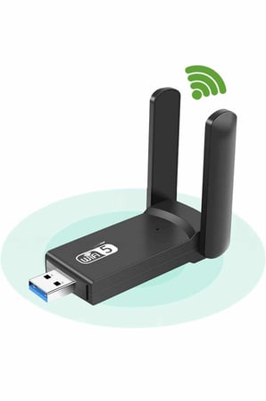 Wifi Alıcı Dual Band Usb 3.0 Adaptör Kablosuz Windows 7/8/10/11
