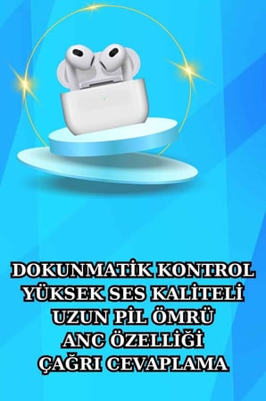 Akıllı Saat ve Kulaklık Seti Bildirim Görme Arama Cevaplama ANC Özelliği