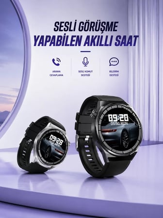 GT8 AKILLI SESLİ GÖRÜŞME YAPABİLEN SAAT