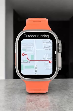 Akıllı Saat GPS Sağlık Ve Uyku Takibi Arama Cevaplayan Bluetooth Bağlantılı