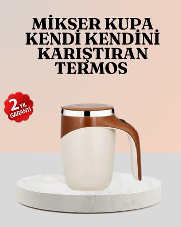 Paslanmaz Çelik Şarjlı Karıştırma Kupa – Otomatik Manyetik Blender Fincan