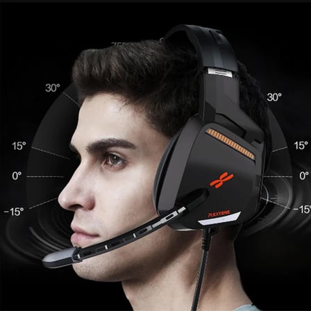 Plextone G800 3.5mm Teleskopik Kablolu Gaming Oyuncu Kulaklığı-1852