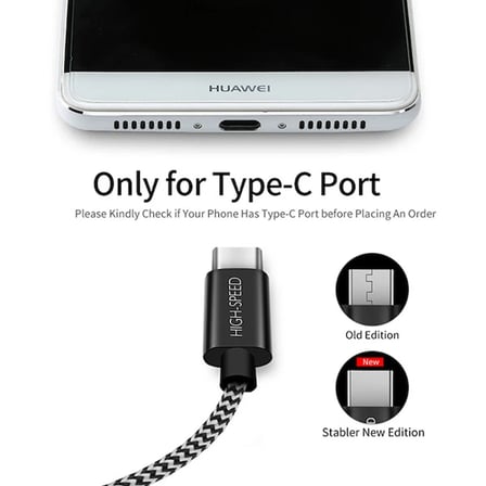 DUX DUCIS Usb Type C Kopmaz Yırtılmaz Usb kablo Hızlı Şarj 1 metre-1852