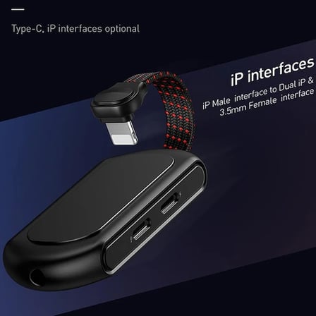 Baseus L47 3in1 2X iPhone Lightning başlık Ve 3.5mm Kulaklık Çıkışlı Şarj Adaptörü-1852