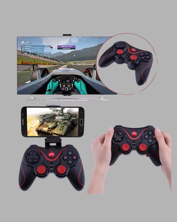 Kablosuz Bluetooth Oyun Kolu Mobil TV PC Uyumlu Ergonomik Tasarım