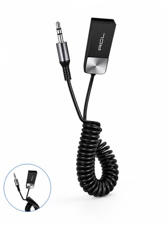 USB Bluetooth AUX Ses Adaptörü Kablosuz Müzik Aktarım Cihazı