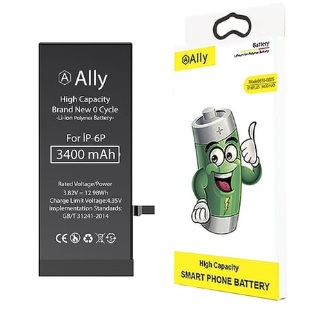 ALLY iPhone 6 Plus 3400 Mah Yüksek Kapasiteli Pil Batarya-1852