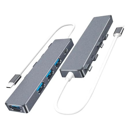 ALLY  ADS-301C 5 in 1 Type C Dönüştürücü 4 Usb Portlu Adaptör Hub Çoklayıcı-1852