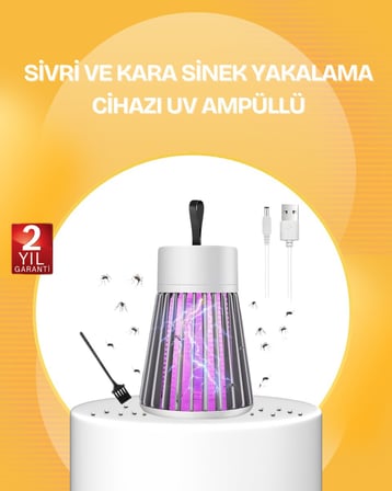 Sessiz ve Güvenli Sivrisinek Kovucu Lamba