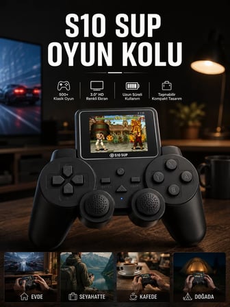 S10 Sup 520 Oyunlu Gamepad TV Uyumlu Gamepad