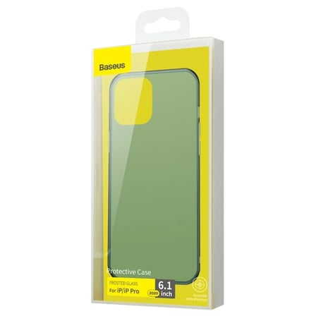 Baseus Frosted Glass iPhone 12 -12 Pro 6.1inch Shockproof Koruyucu Kılıf-1852