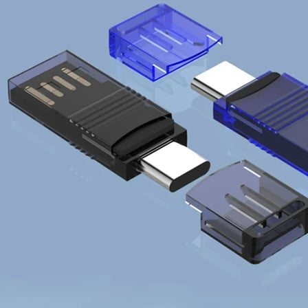 ALLY Type-c Usb C Micro TF Kart Okuyucu - Telefon Tablet Pc-Laptop Bellek Kart Okuyucu-1852
