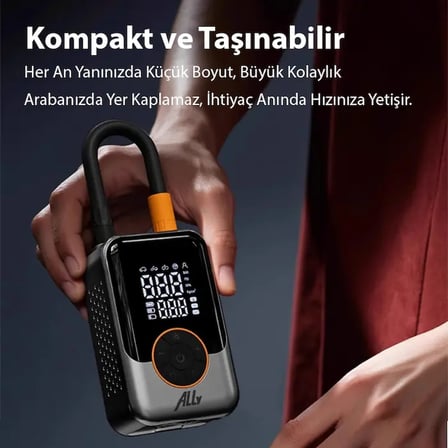 ALLY ST-221D Pro Akıllı Hava Kompresörü Araç kablosuz hava pompası-1852