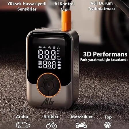 ALLY ST-221D Pro Akıllı Hava Kompresörü Araç kablosuz hava pompası-1852