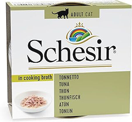 Schesir Cat Broth Naturel Sauce 70 Grton Balikli