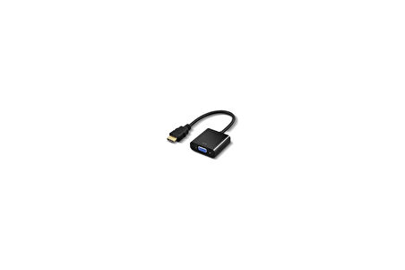 Alfais 4487 HDMI To Vga Monitör Tv Çevirici Dönüştürücü Kablosu, USB - VGA Adaptörler