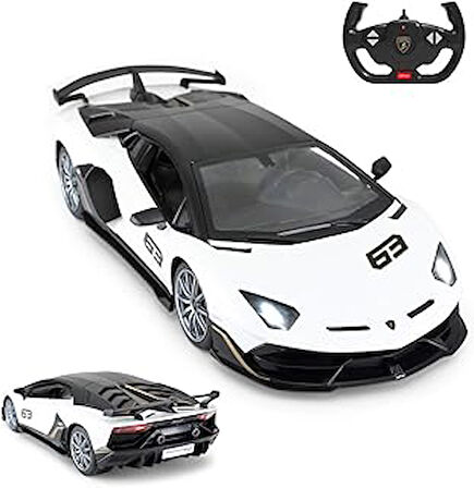 Rastar 1:14 Uzaktan Kumandalı Araba Lamborghini Aventador SVJ Işıklı Araba 34 Cm