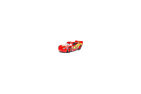 Jada, 253084000, Şimşek McQueen Oyuncak Araba, 1:24 Ölçek, Serbest Tekerlekli ve Açılabilir Kaput, Die-cast, Şimşek McQueen Model Car