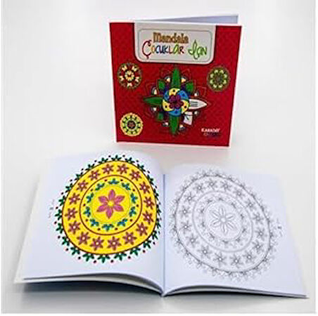 beleşe Çocuklar için Eğlenceli ve Huzurlu Mandala Boyama Defteri Erkek/Kız çocukÖzel Seri Kişisel Gelişim Kitabı Öğretici Desenli Kitap Büyük Boy Boyama Kitabı