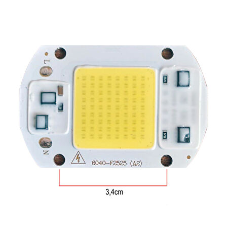 PROJEKTÖR COB LED BEYAZ 220V 30W