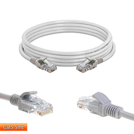 Cat5 Patch Network Ethernet Kablo 5 Metre