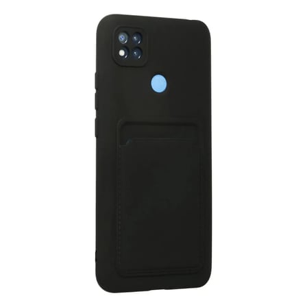 Xiaomi Uyumlu Redmi 9c Kılıf Kelvin Kartvizitli Silikon - Siyah