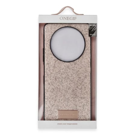 Onegif Xiaomi Uyumlu Redmi A3 4g Bright Simli Kapak - Gold