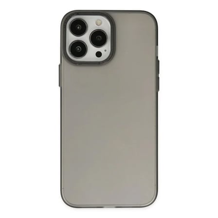 Apple Uyumlu İphone 14 Pro Kılıf Modos Metal Kapak - Siyah