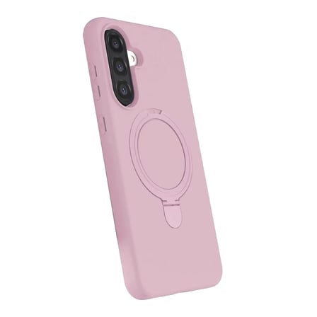 Samsung Uyumlu Galaxy A26 Regal Magsafe Standlı Kapak - Açık Pembe