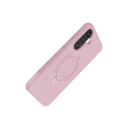 Samsung Uyumlu Galaxy A26 Regal Magsafe Standlı Kapak - Açık Pembe