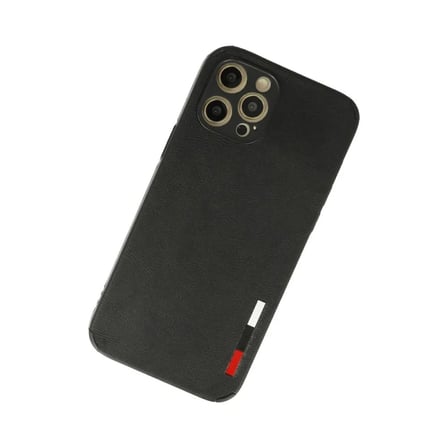 Apple Uyumlu İphone 12 Pro Kılıf Loop Deri Silikon - Siyah