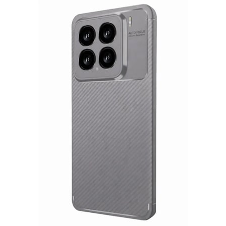 Xiaomi Mi 15 Kılıf Auto Focus Karbon Kapak - Gri