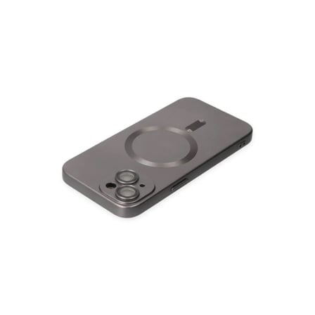 Apple Uyumlu İphone 14 Plus Kılıf Moshi Lens Magneticsafe Silikon - Füme