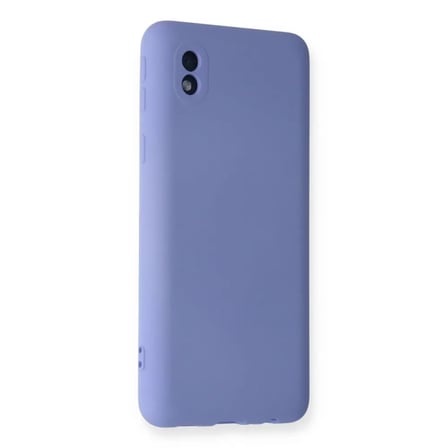 Samsung Uyumlu Galaxy A01 Core Kılıf Nano İçi Kadife Silikon - Lila
