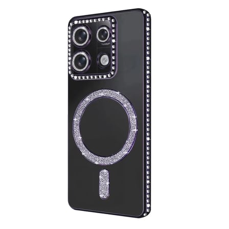 Xiaomi Redmi 13c Joke Simli Magneticsafe Kılıf - Derin Mor