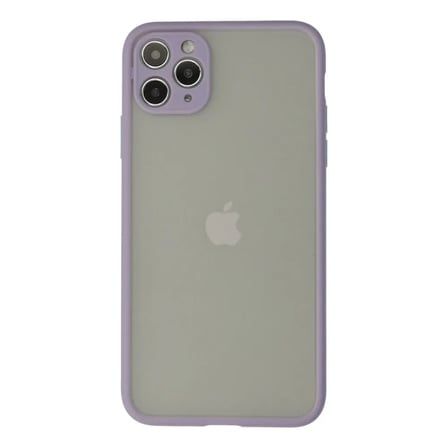 Apple Uyumlu İphone 12 Pro Max Kılıf Montreal Silikon Kapak - Mor