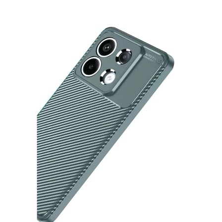 Xiaomi Redmi Note 13 Pro 4G Kılıf Auto Focus Karbon Kapak - Gri