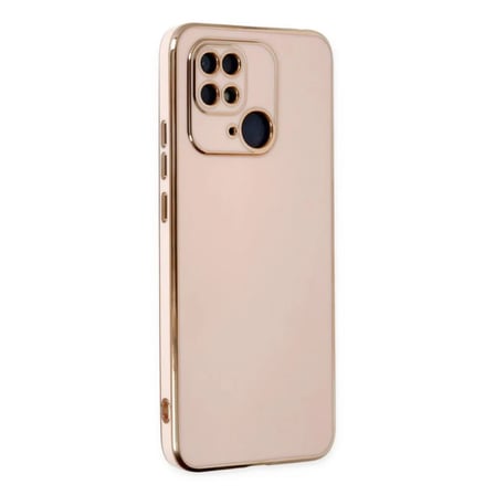 Xiaomi Uyumlu Redmi 10c Kılıf Volet Silikon - Pembe