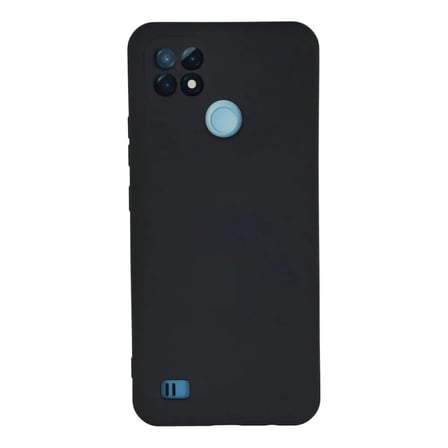 Realme C21 Kılıf Nano İçi Kadife Silikon - Lacivert