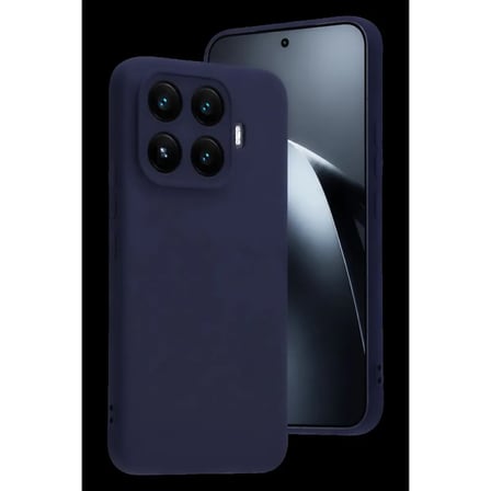 Xiaomi Uyumlu Mi 17t Nano İçi Kadife Silikon - Lacivert