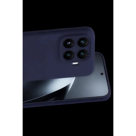 Xiaomi Uyumlu Mi 17t Nano İçi Kadife Silikon - Lacivert